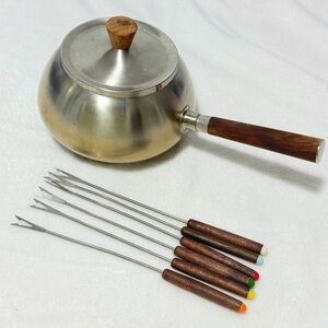 Vintage MCM 70s Imperial Japan Fondue Set
